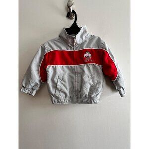VTG Ohio State Jacket Team Athletics Toddler 2T Gray Embroidered